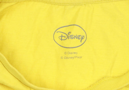 Mens UK Size 2XL Disney Yellow  T-Shirt