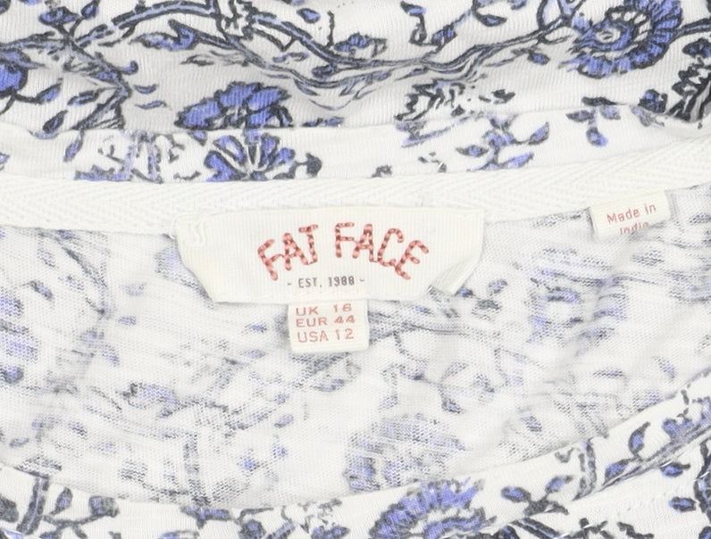 Womens UK Size 18 Fat Face Multicoloured Basic Tank