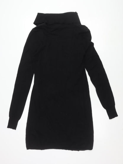 Patrizia Pepe Women's Black Dress, Size 6, Elegant Style