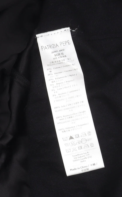 Patrizia Pepe Women's Black Dress, Size 6, Elegant Style