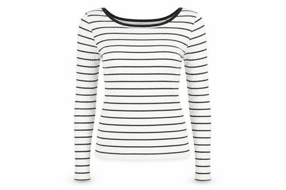 Womens UK Size M NA-KD White Basic T-Shirt