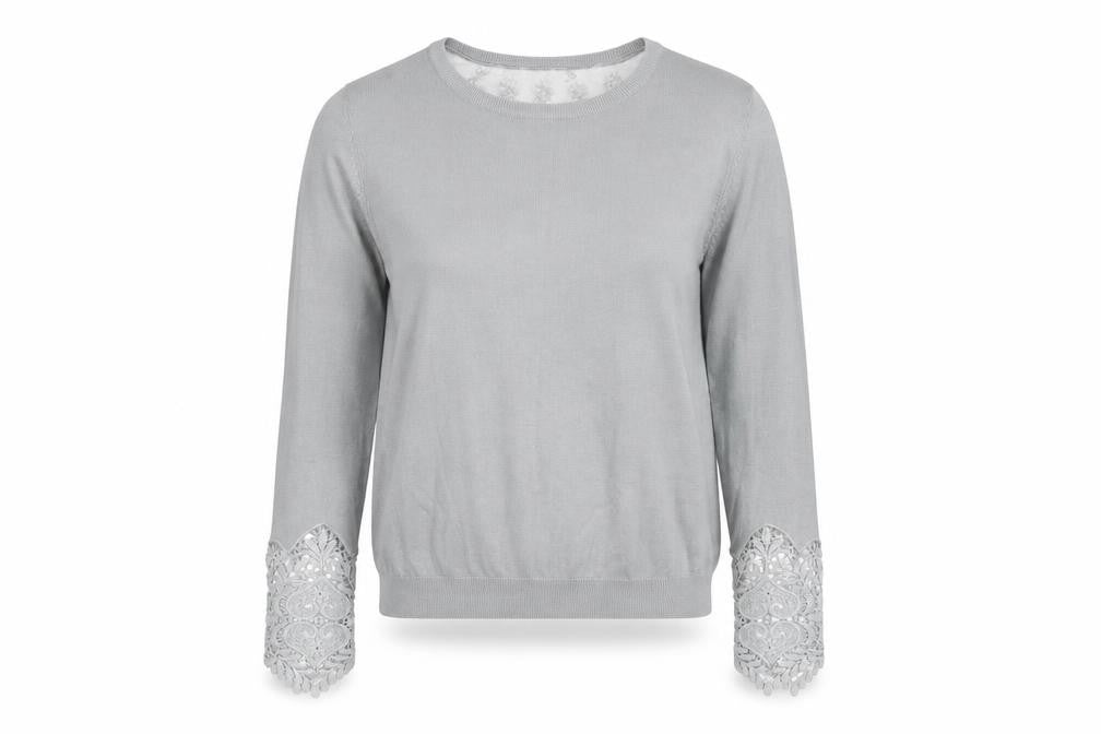 Womens UK Size 12 H&M Grey Basic Blouse