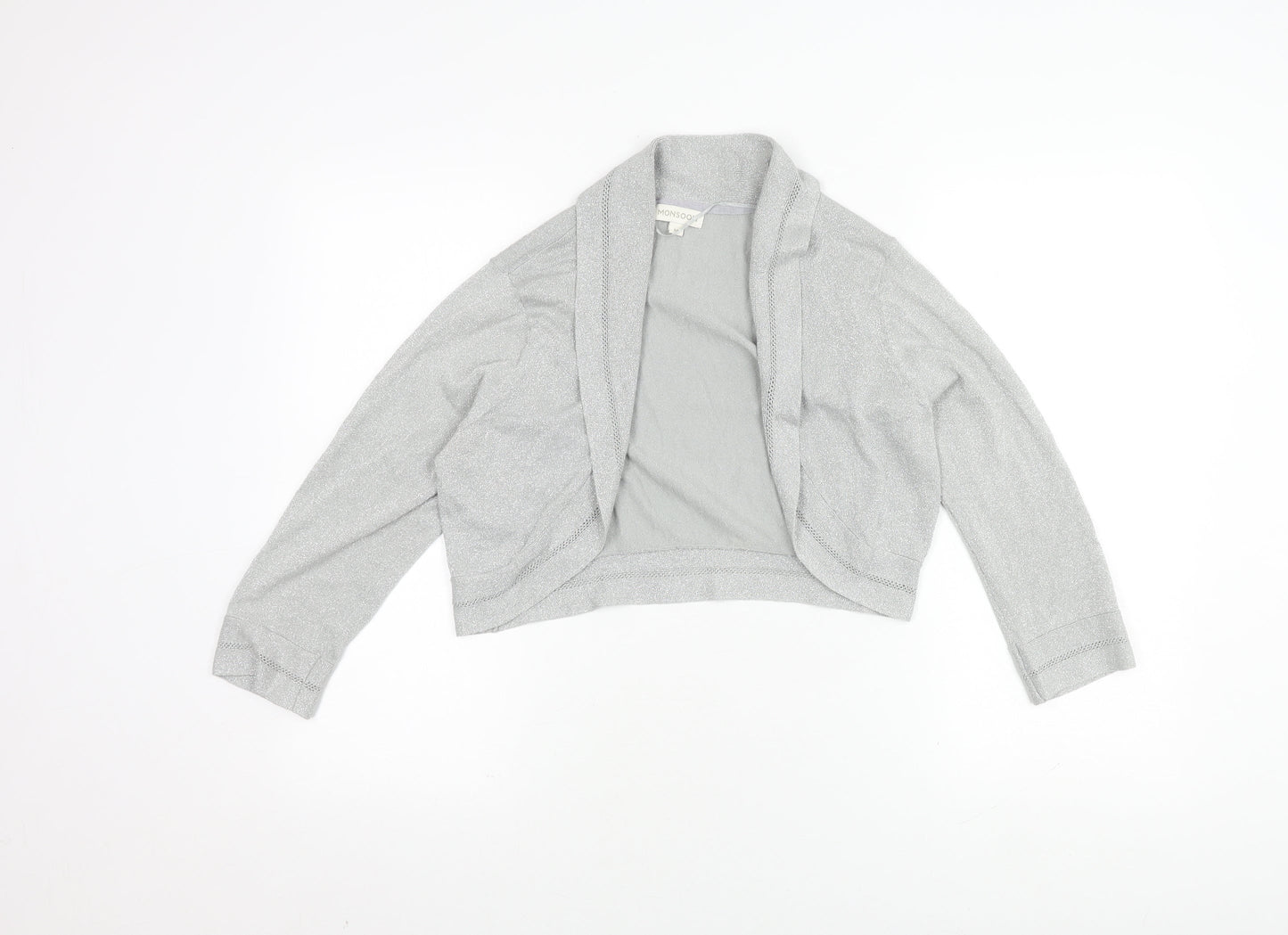 Womens UK Size M Monsoon Grey Shrug Jumper