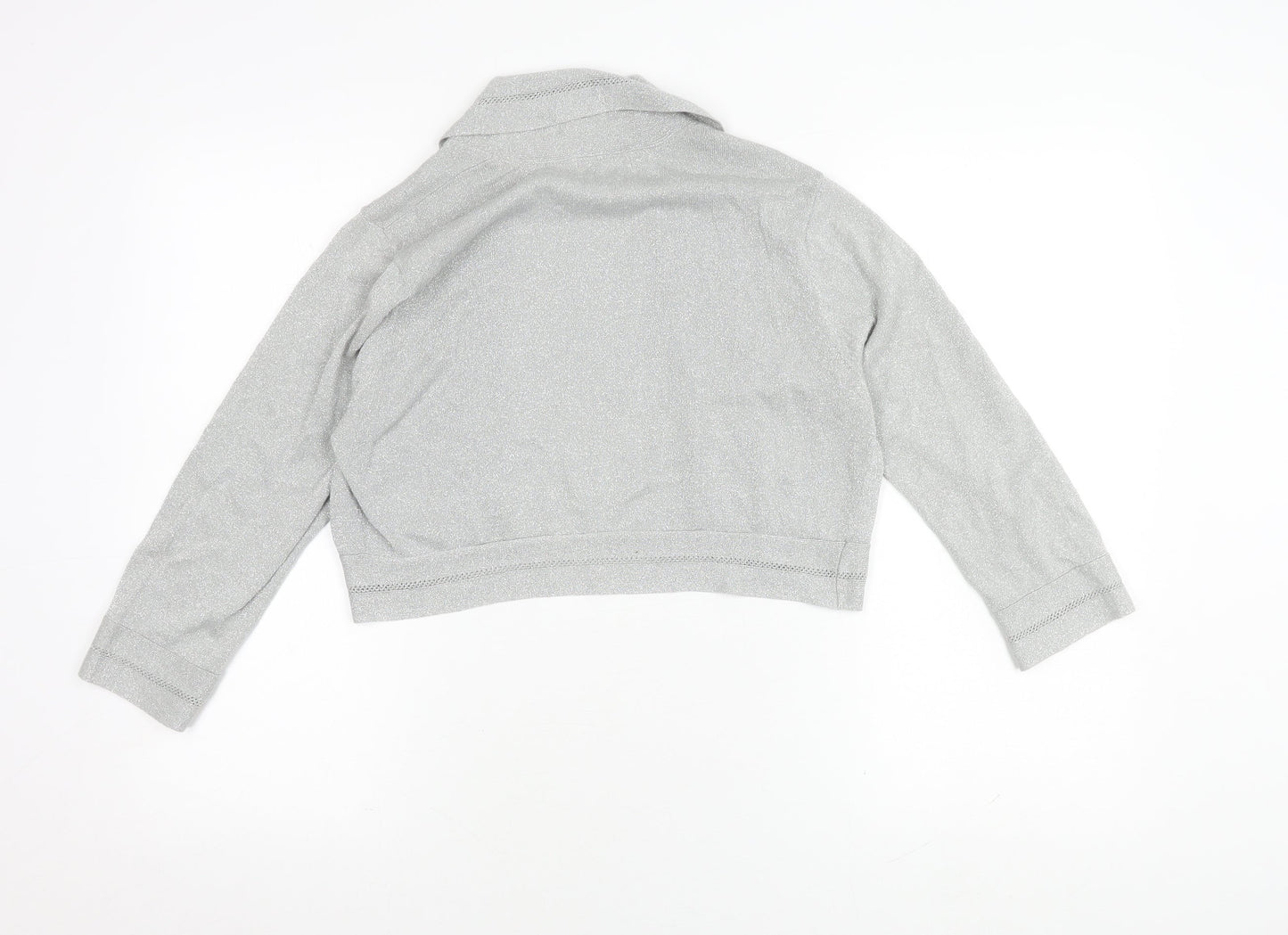 Womens UK Size M Monsoon Grey Shrug Jumper