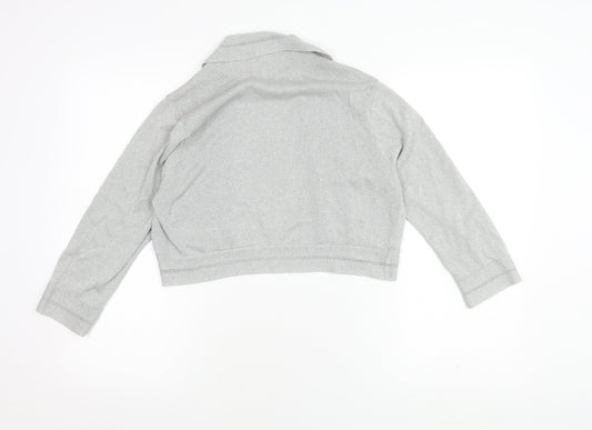 Womens UK Size M Monsoon Grey Shrug Jumper