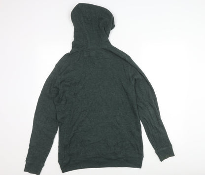 Abercrombie & Fitch Men's Green Pullover Hoodie, S