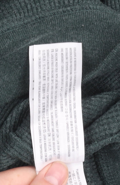 Abercrombie & Fitch Men's Green Pullover Hoodie, S