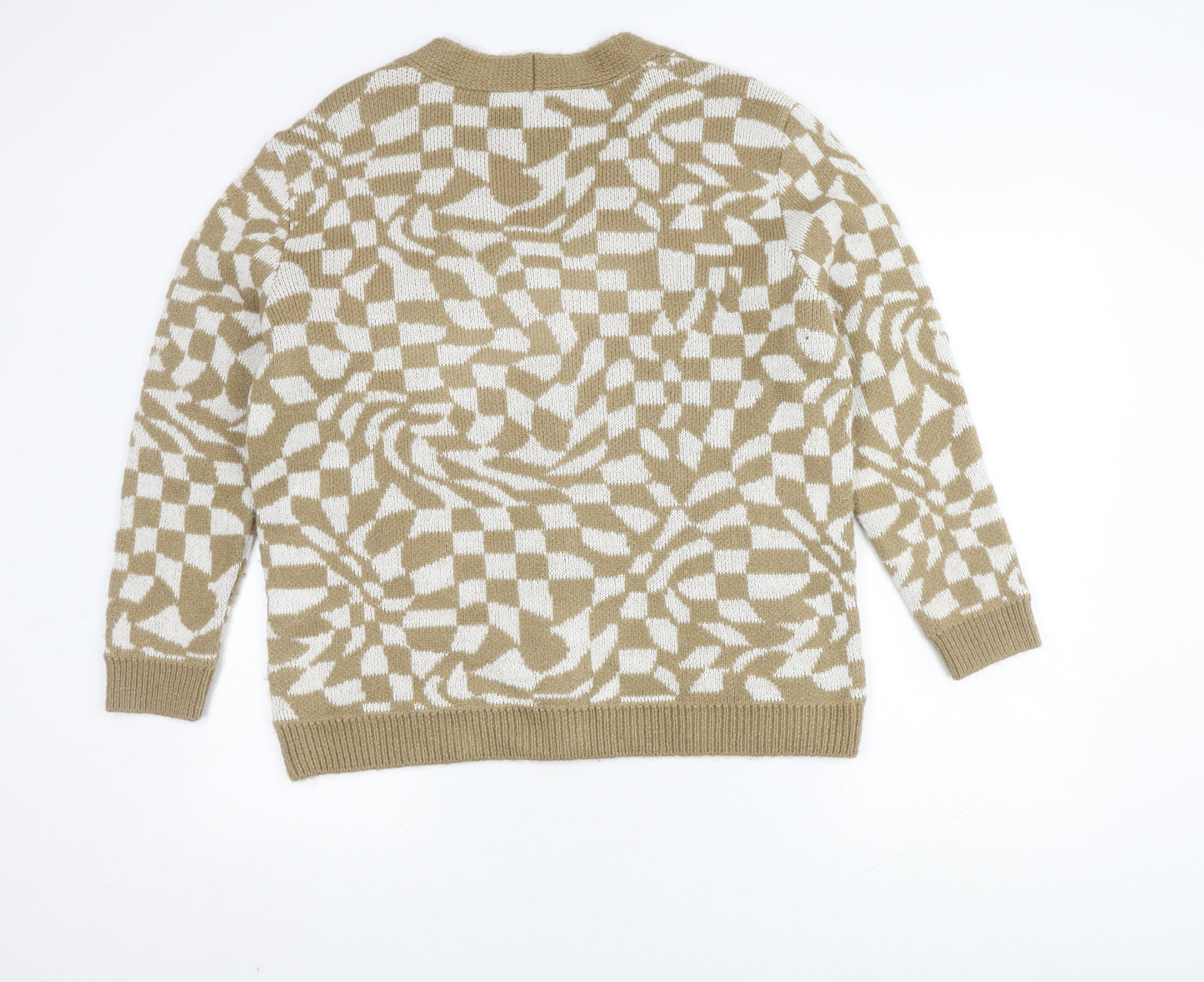 ASOS DESIGN Women's Beige Cardigan Size 8