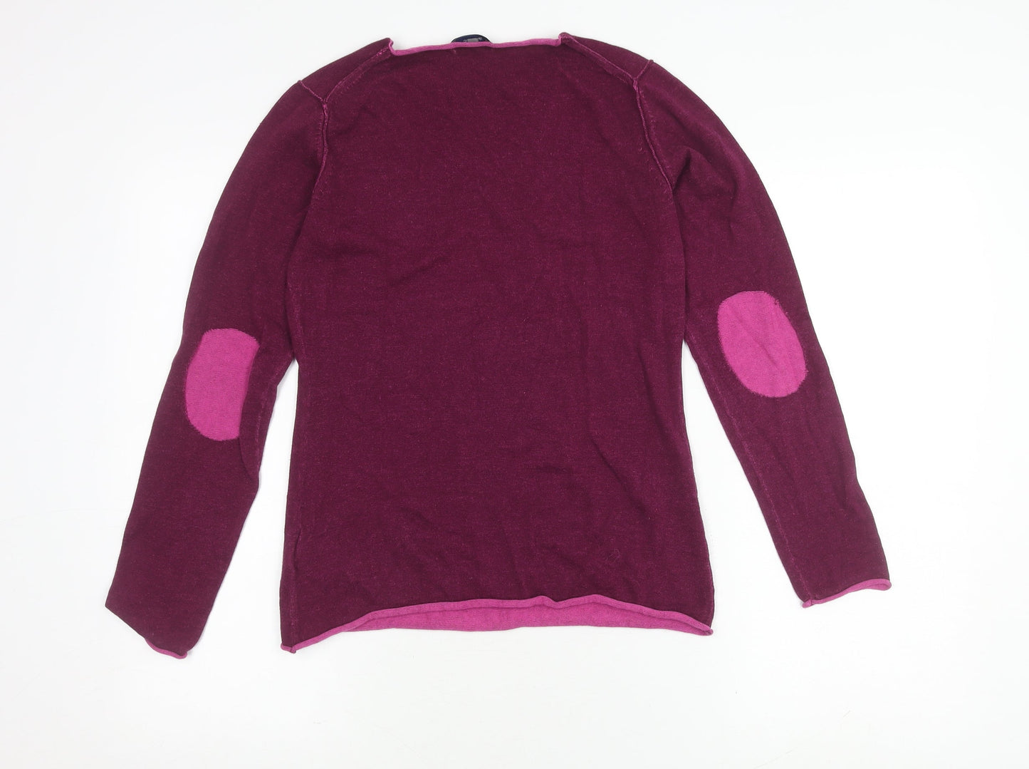 Montego Women's Purple V-Neck Pullover Jumper M