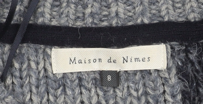Womens UK Size 8 Maison de Nimes Grey Pullover Jumper