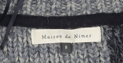 Womens UK Size 8 Maison de Nimes Grey Pullover Jumper