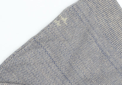 Paul Costelloe Men’s Blue Cashmere Blend Pullover Jumper, S