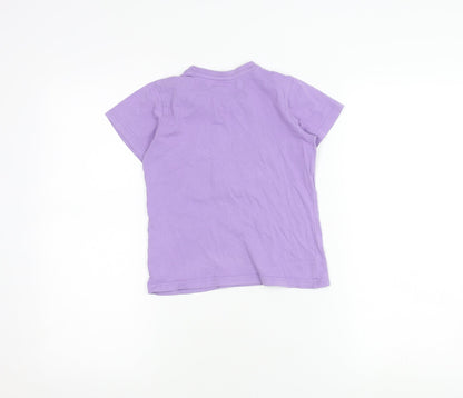 Mountain Warehouse Girls' Purple Butterfly T-Shirt, Size 7-8