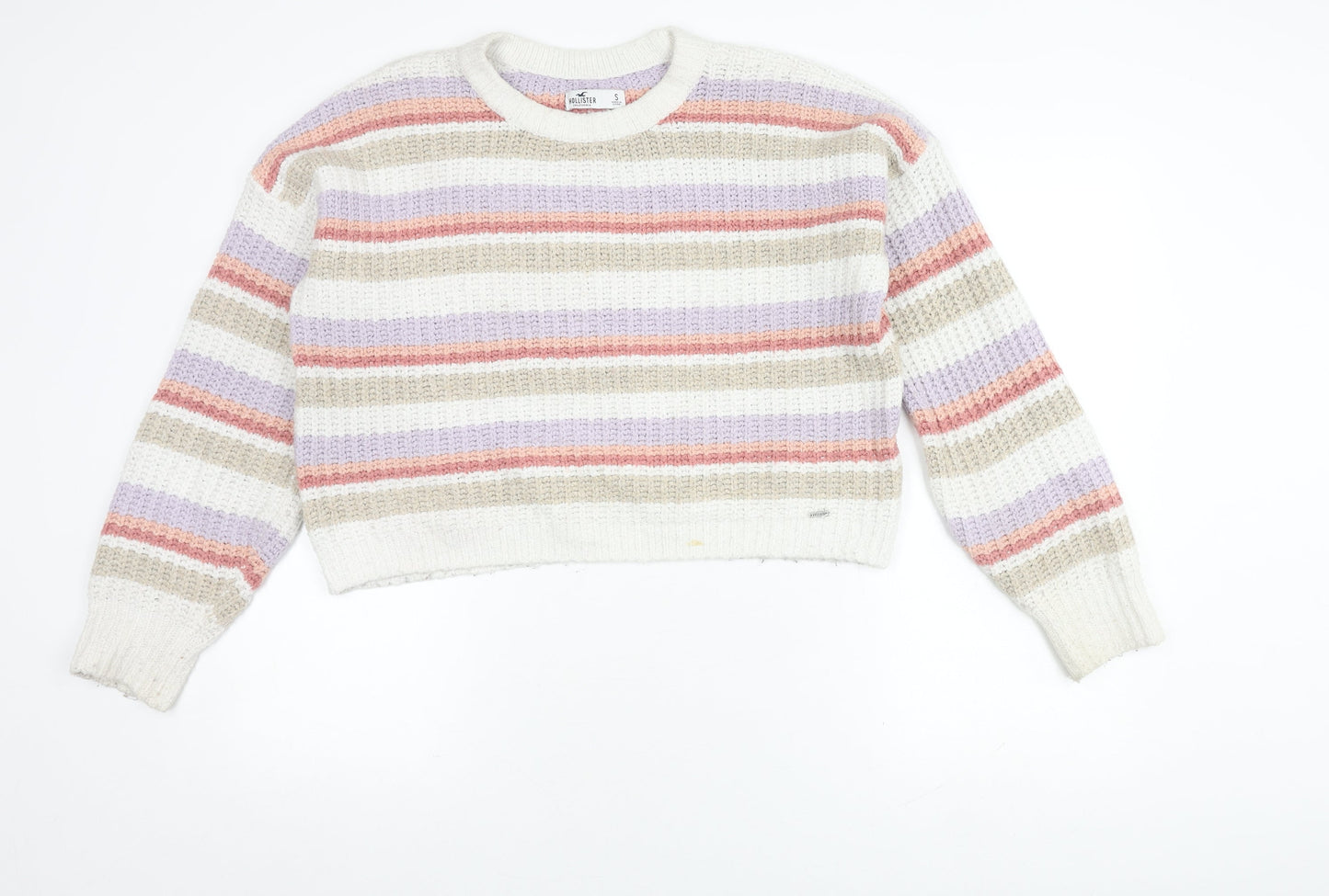 Womens UK Size S Hollister Multicoloured Pullover Jumper