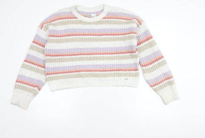 Womens UK Size S Hollister Multicoloured Pullover Jumper
