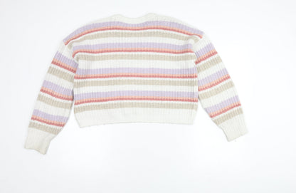 Womens UK Size S Hollister Multicoloured Pullover Jumper