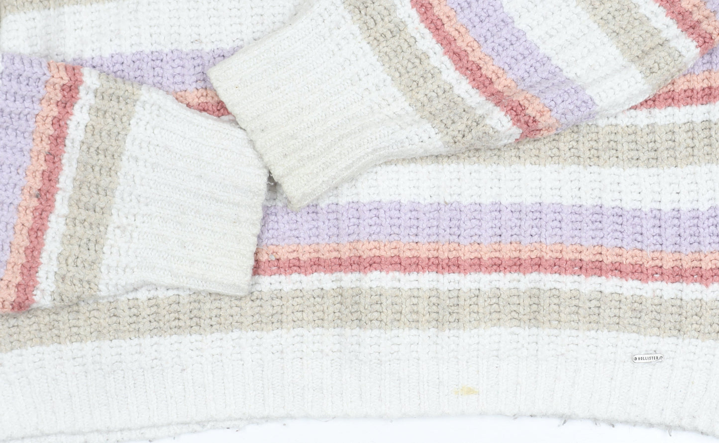 Womens UK Size S Hollister Multicoloured Pullover Jumper