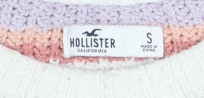 Womens UK Size S Hollister Multicoloured Pullover Jumper
