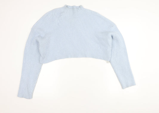 Womens UK Size 12 Zara Blue Pullover Jumper