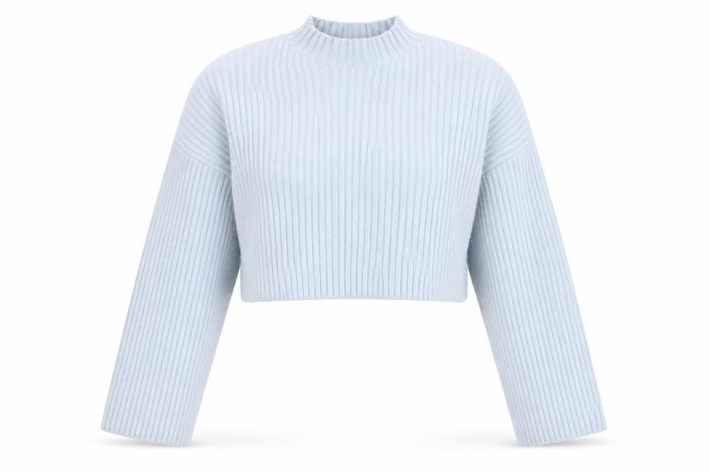 Womens UK Size 12 Zara Blue Pullover Jumper