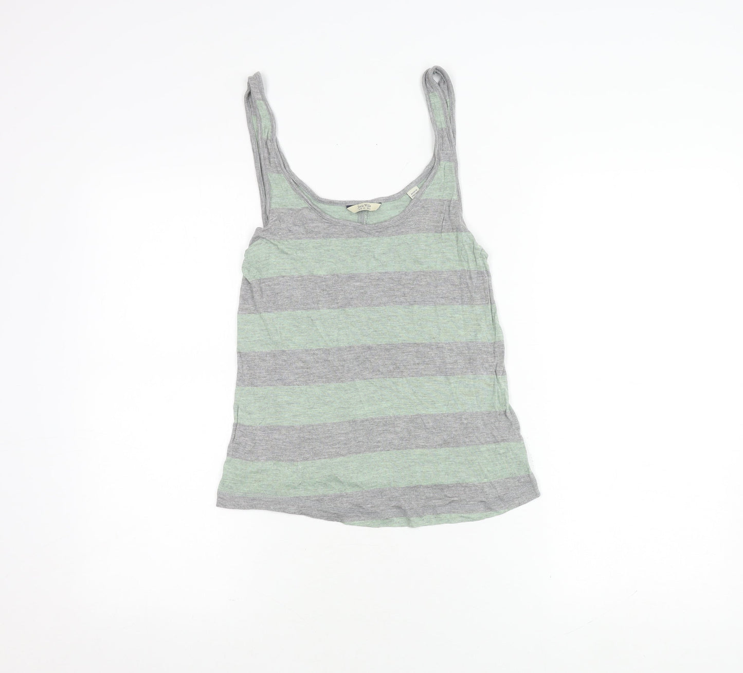 Womens UK Size 10 Jack Wills Grey Basic Tank