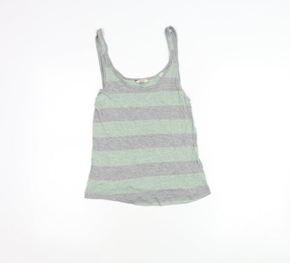 Womens UK Size 10 Jack Wills Grey Basic Tank