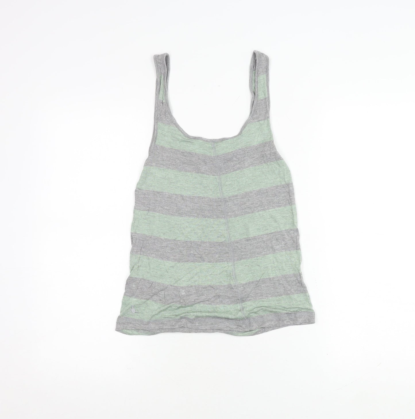 Womens UK Size 10 Jack Wills Grey Basic Tank
