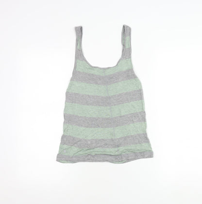 Womens UK Size 10 Jack Wills Grey Basic Tank