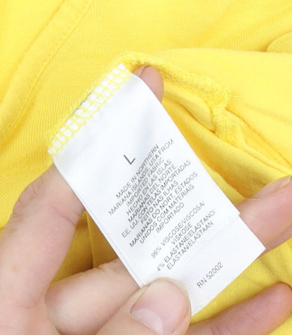 Elisabeth by Liz Claiborne Women's Yellow Tank Top L