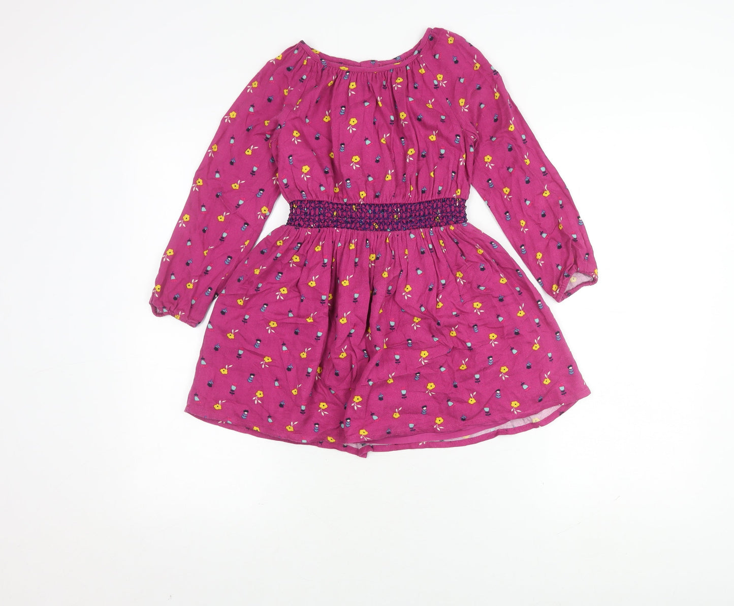 Shrinking Violet Pink Floral A-Line Dress Girls 5-6 Years