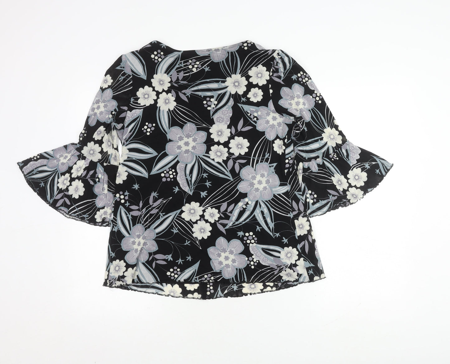 Womens UK Size 14 Marks and Spencer Black  Blouse