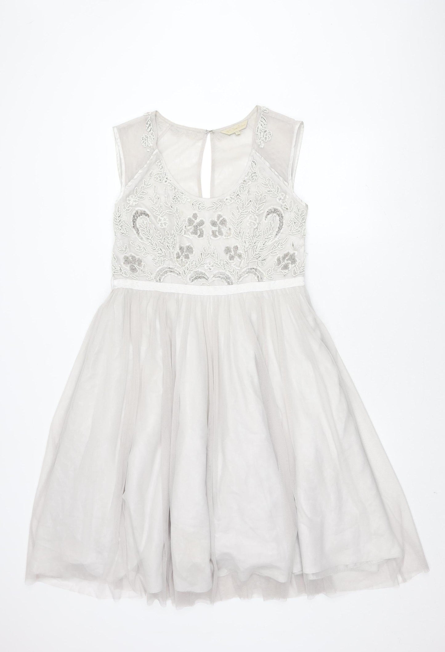 No.1 Jenny Packham Women's Ivory A-Line Dress Size 14