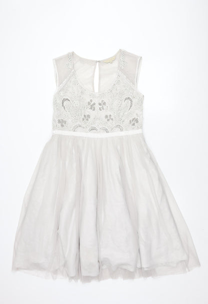 No.1 Jenny Packham Women's Ivory A-Line Dress Size 14