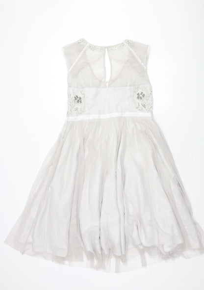 No.1 Jenny Packham Women's Ivory A-Line Dress Size 14