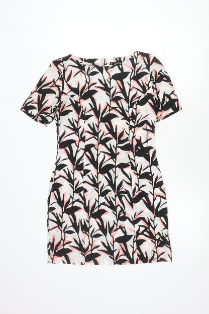 Miss Selfridge Women's Black Animal Print Dress