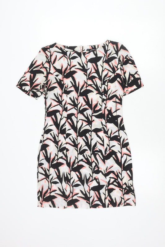 Miss Selfridge Women's Black Animal Print Dress