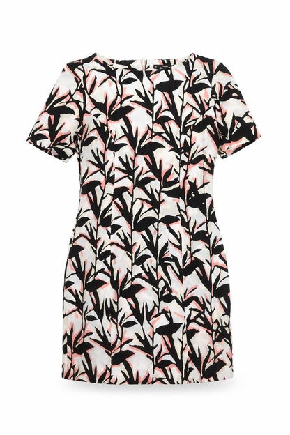 Miss Selfridge Women's Black Animal Print Dress