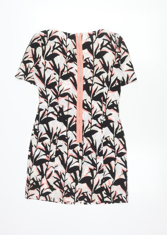 Miss Selfridge Women's Black Animal Print Dress