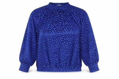 Womens UK Size 14 Marks and Spencer Blue Basic Blouse