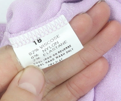 Brilliant Bodies Women's Purple Blouse Size 18