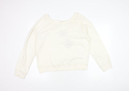Golddigga Women's Ivory Pullover Sweatshirt Size 18