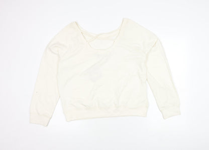 Golddigga Women's Ivory Pullover Sweatshirt Size 18