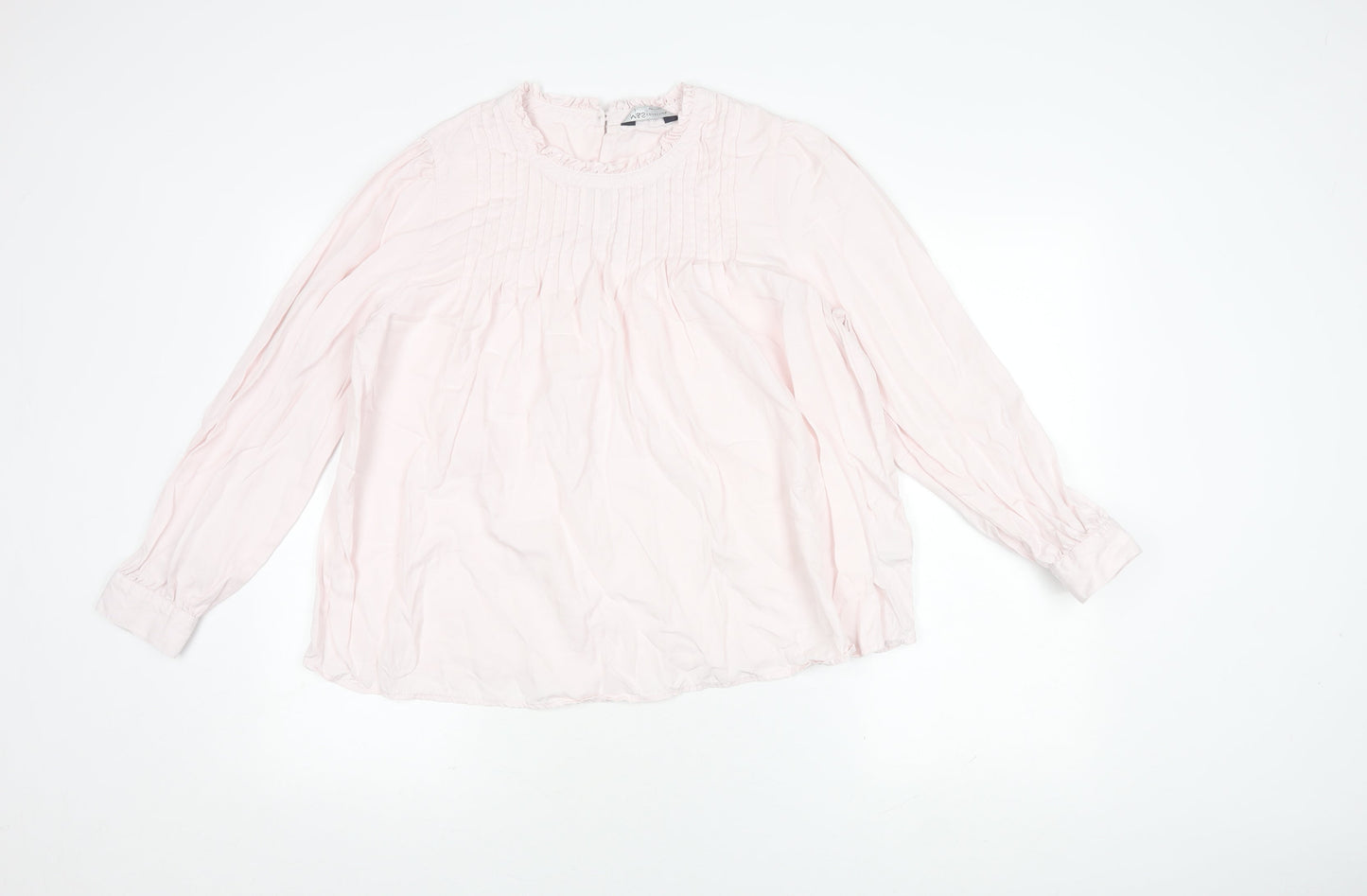 Womens UK Size 18 Marks and Spencer Pink  Blouse