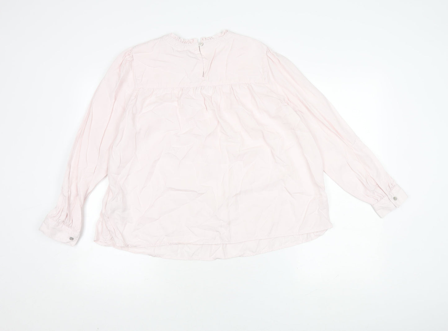 Womens UK Size 18 Marks and Spencer Pink  Blouse