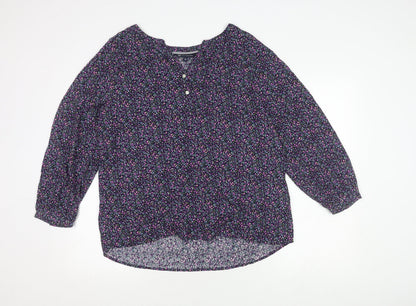 Womens UK Size 14 Crew Clothing Company Multicoloured  Blouse