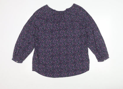 Womens UK Size 14 Crew Clothing Company Multicoloured  Blouse
