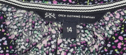 Womens UK Size 14 Crew Clothing Company Multicoloured  Blouse