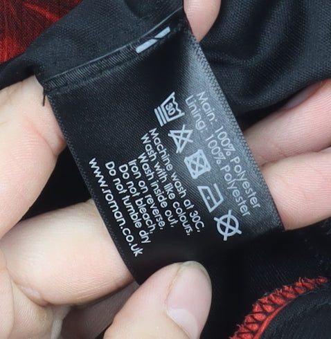 Womens UK Size 10 Roman Black  Blouse