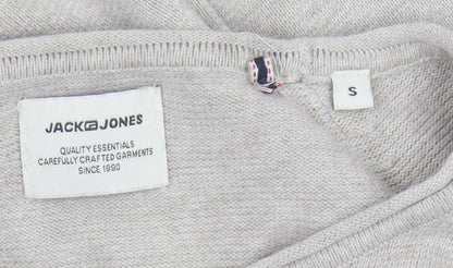 Jack & Jones Men's Beige Pullover Jumper Size S