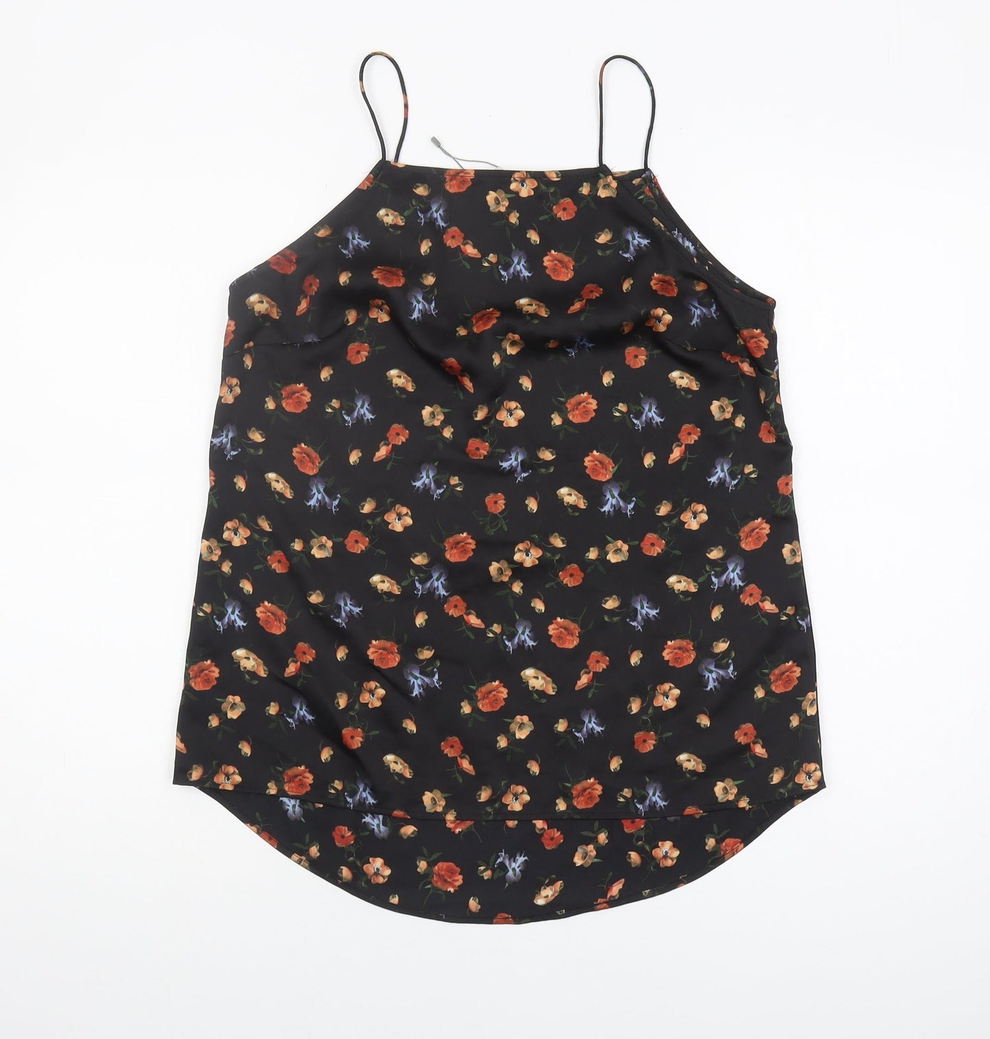Womens UK Size 12 Oasis Black Camisole Tank